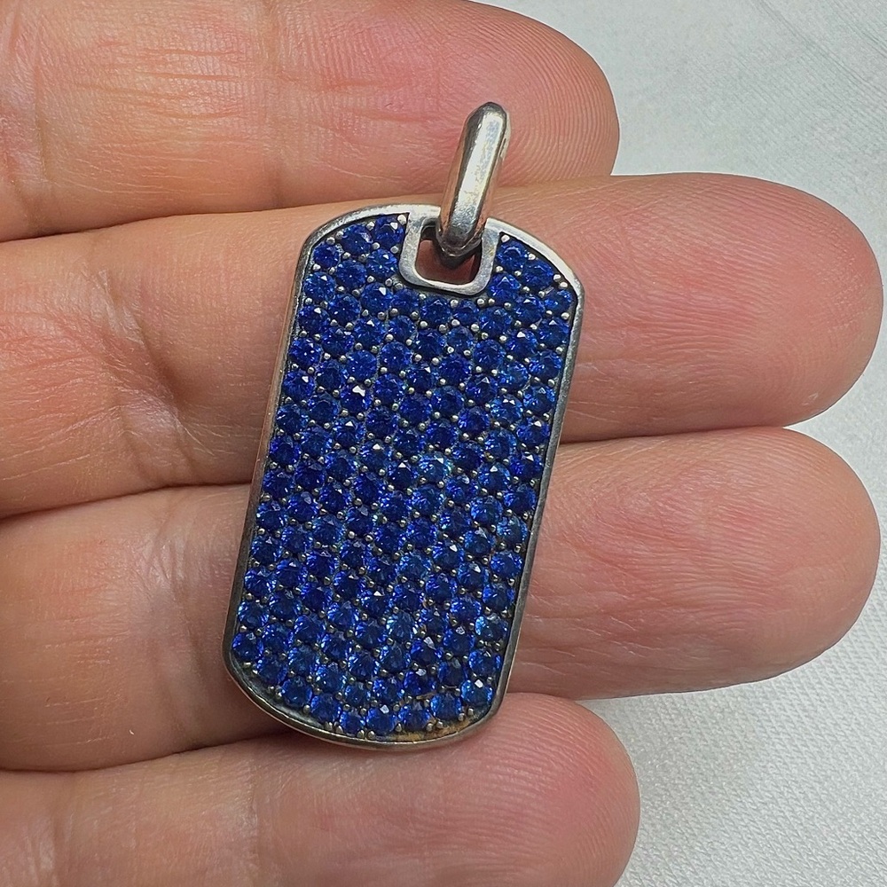 David Yurman Sapphire Tag